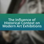 The Influence of Historical Context on Modern Art Exhibitions
