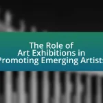 The Role of Art Exhibitions in Promoting Emerging Artists