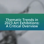 Thematic Trends in 2023 Art Exhibitions: A Critical Overview